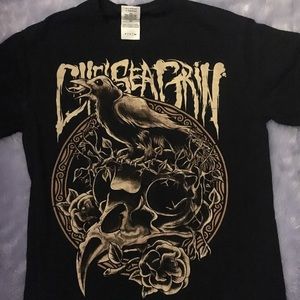 Chelsea Grin black metal goth band t shirt